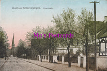 Load image into Gallery viewer, Germany Postcard - Gruss Aus Schneverdingen, Schulstrasse SW14430