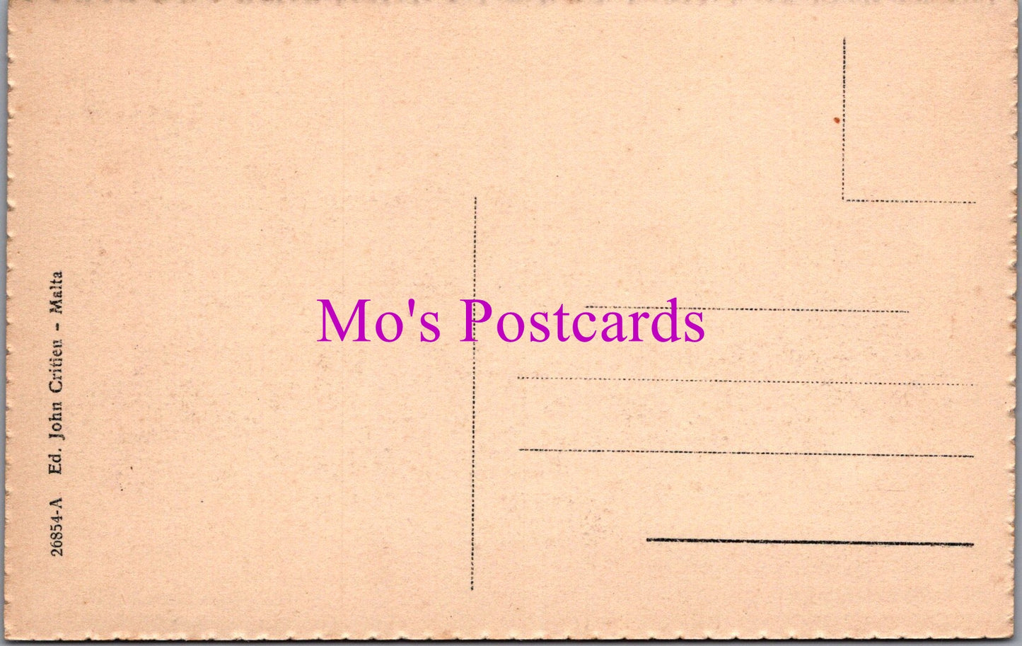 Malta Postcard - Maltese Passage Boats (Dghaisas) SW14858