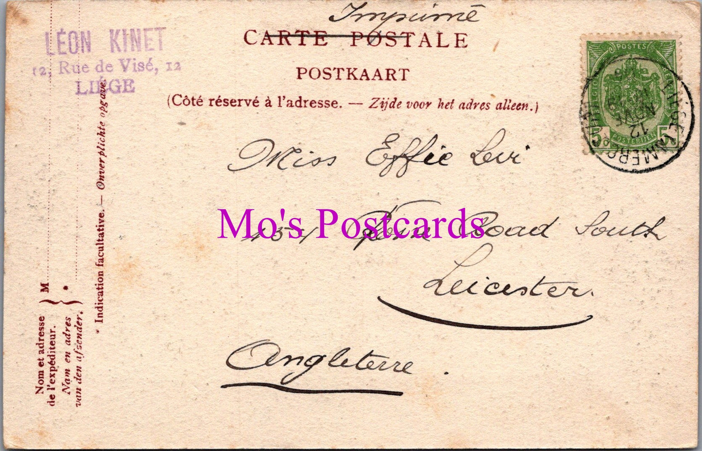 Belgium Postcard - Liege, Vue Sur L'Etang Du Jardin d'Acclimatation SW15173