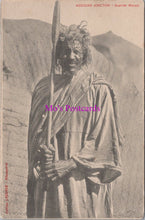 Load image into Gallery viewer, Egypt Postcard - Assouan Jonction, Guerrier Bichari SW15174
