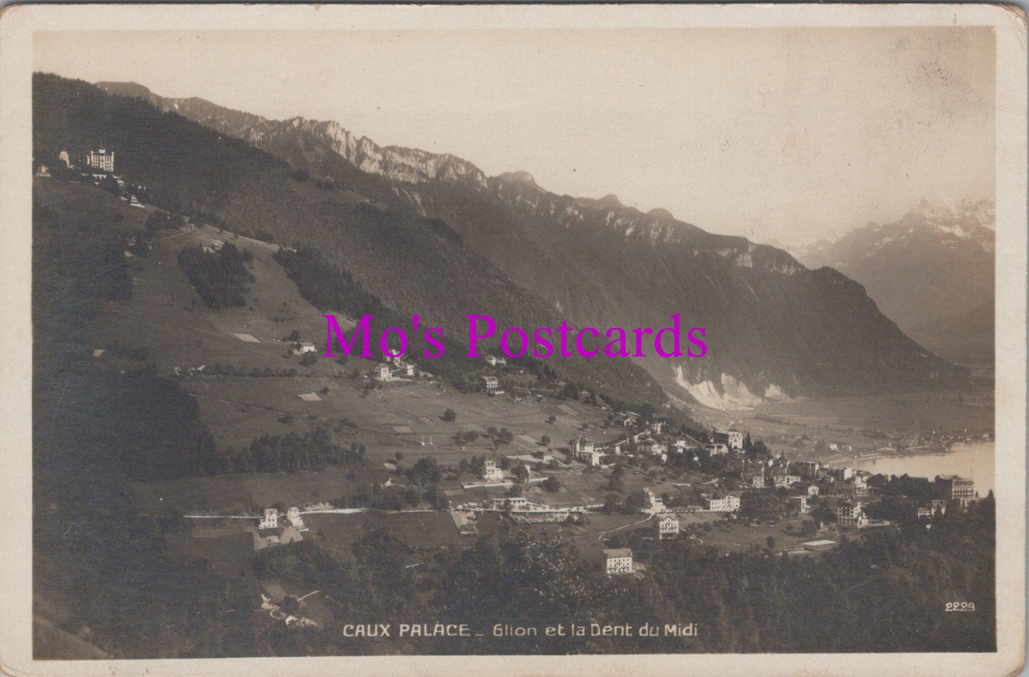 Switzerland Postcard - Caux Palace, Glion Et La Dent Du Midi DZ302
