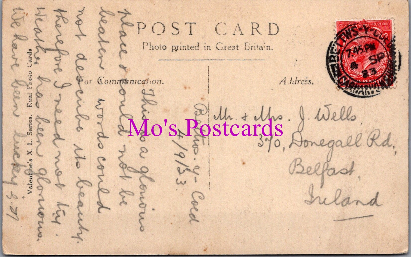 Wales Postcard - Fairy Glen, Bettws-Y-Coed DZ312