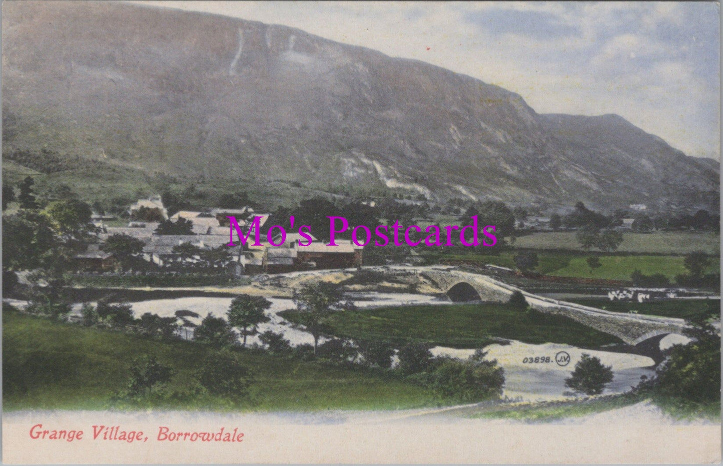 Cumbria Postcard - Grange Village, Borrowdale SW14397