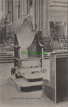 Load image into Gallery viewer, London Postcard - Coronation Chair, Westminster Abbey SW13744