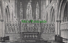 Load image into Gallery viewer, Staffordshire Postcard - Lichfield Cathedral: The Reredos SW13759