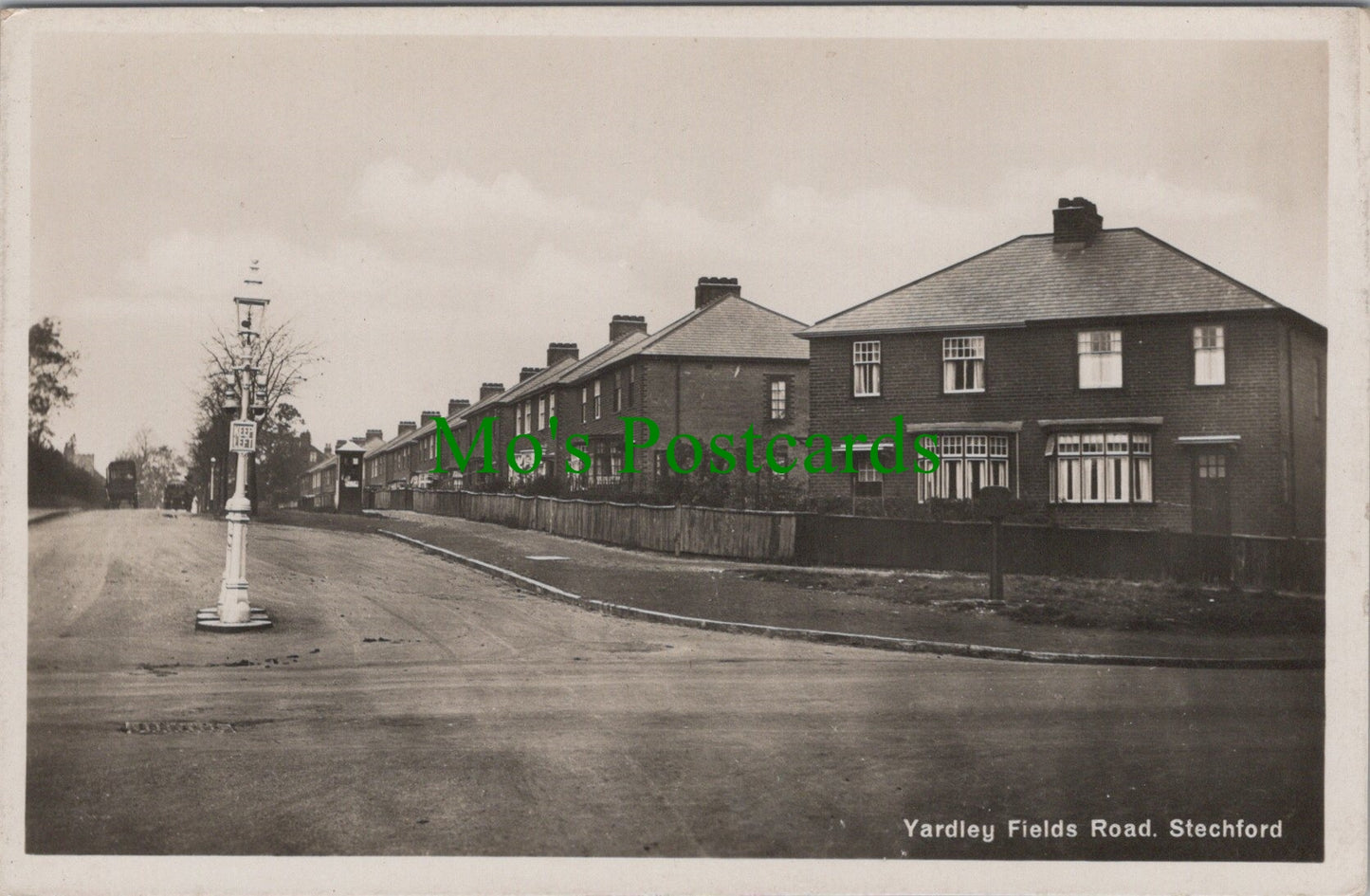 Warwickshire Postcard - Yardley Fields Road, Stechford SW14019