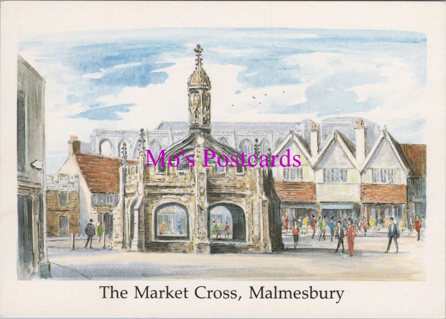 Wiltshire Postcard - Malmesbury, The Market Cross SW15514