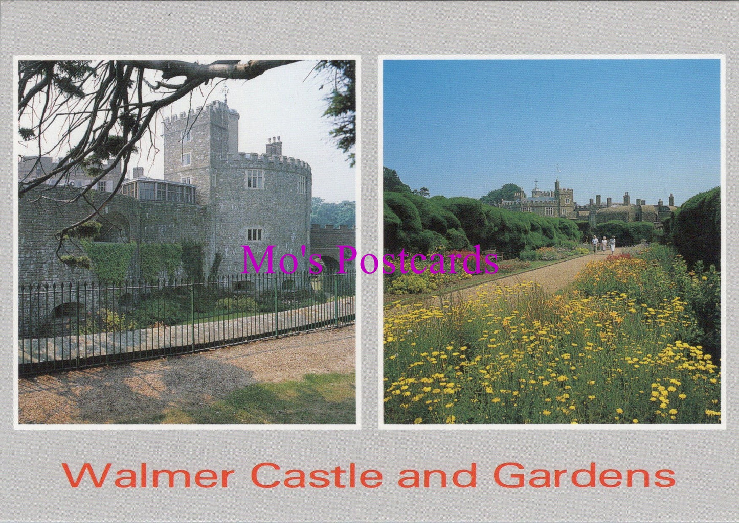 Kent Postcard - Walmer Castle and Gardens SW15516