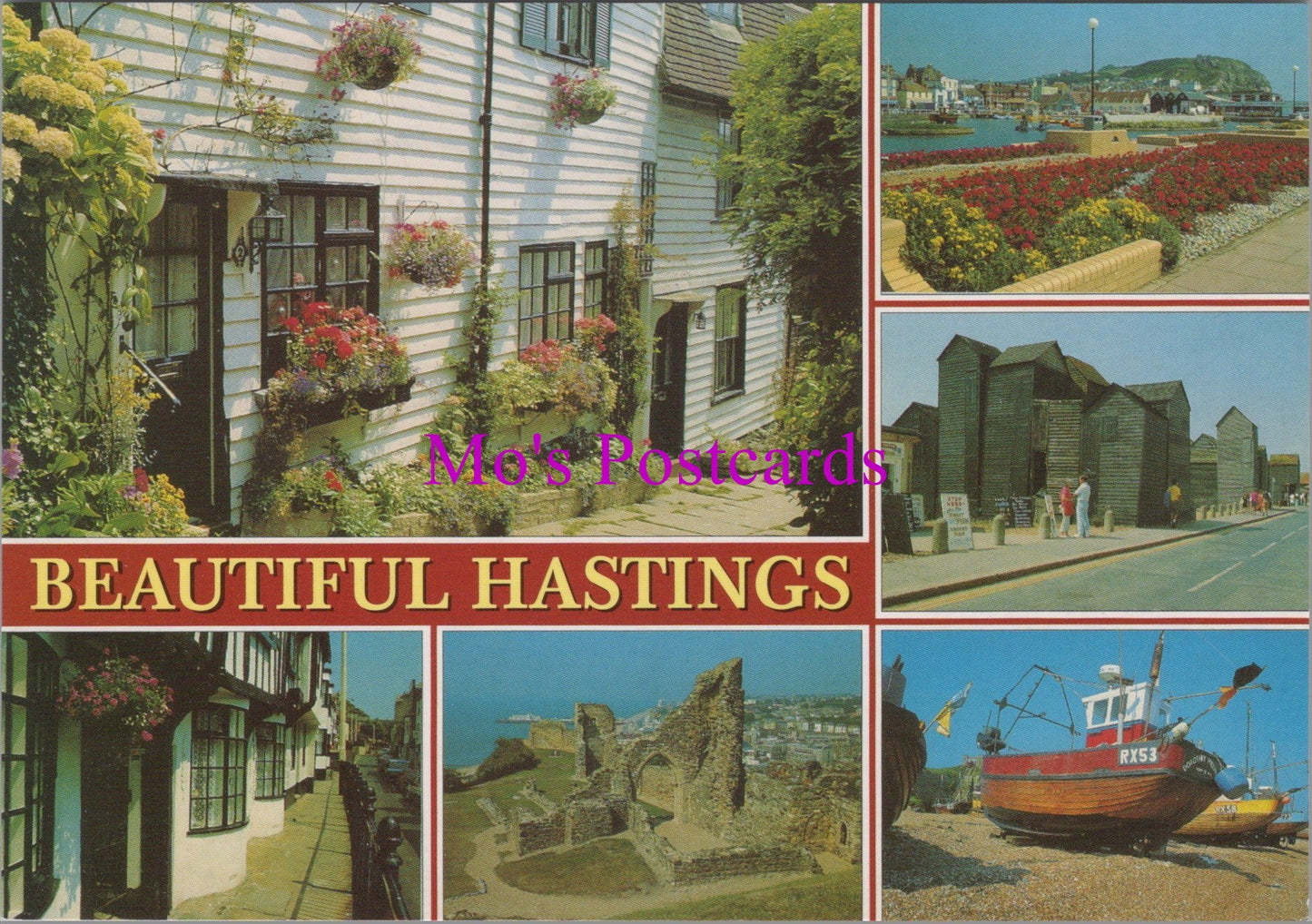 Sussex Postcard - Views of Beautiful Hastings SW15240