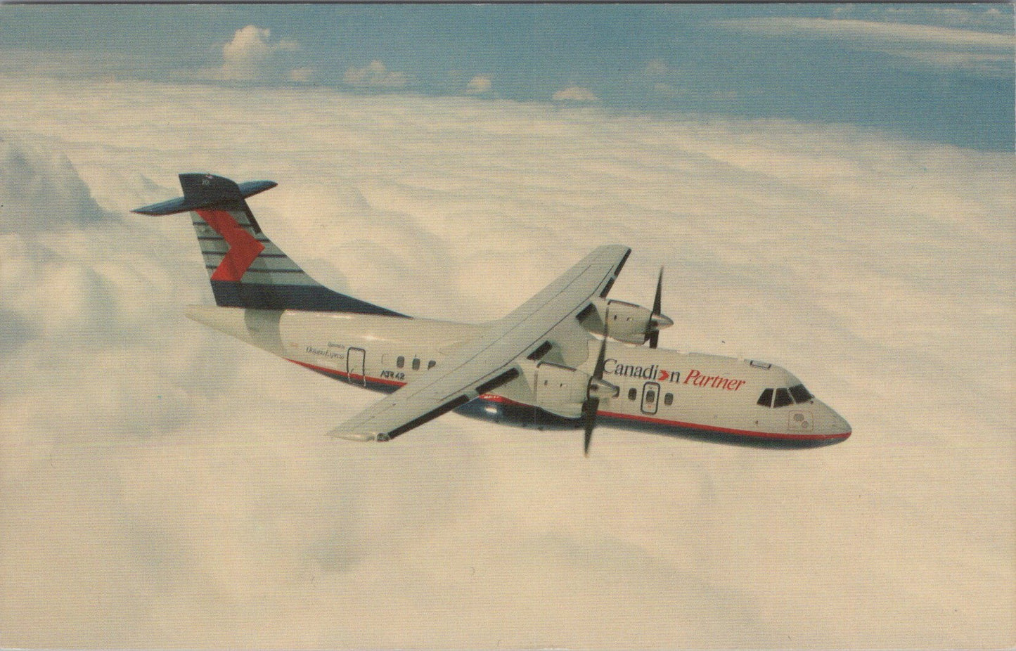 Aviation Postcard - Ontario Express Canadian Partner Aeroplane SW16512