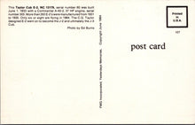 Load image into Gallery viewer, Aviation Postcard - Taylor Cub E-2, NC 13179 Aeroplane SW16534