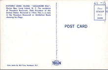 Load image into Gallery viewer, America Postcard - "Sagamore Hill", Oyster Bay, Long Island, New York SW16536