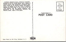 Load image into Gallery viewer, America Postcard - Historic Pennsylvania, Ephrata Cloister SW16557