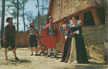 Load image into Gallery viewer, America Postcard - Costumes and Buildings, Jamestown, Virginia SW16560