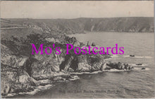 Load image into Gallery viewer, Guernsey Postcard - Dog and Lion Rocks, Moulin Huet Bay SW14534