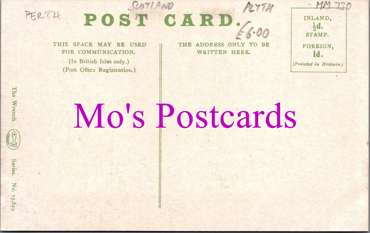 Scotland Postcard - Commercial Street, Alyth HM730
