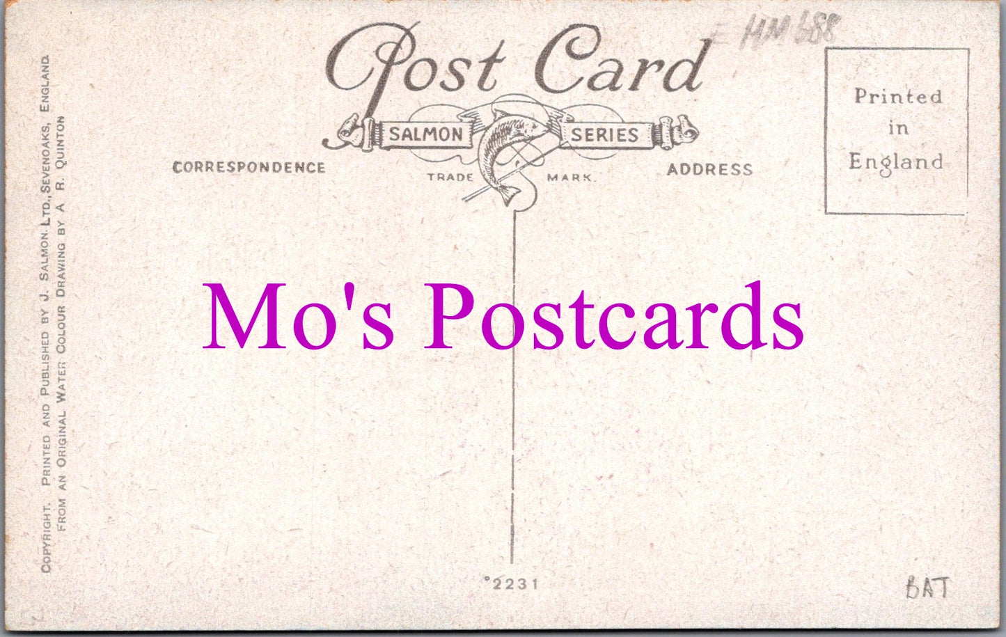 Wales Postcard - Barmouth From Llanaber Road HM688