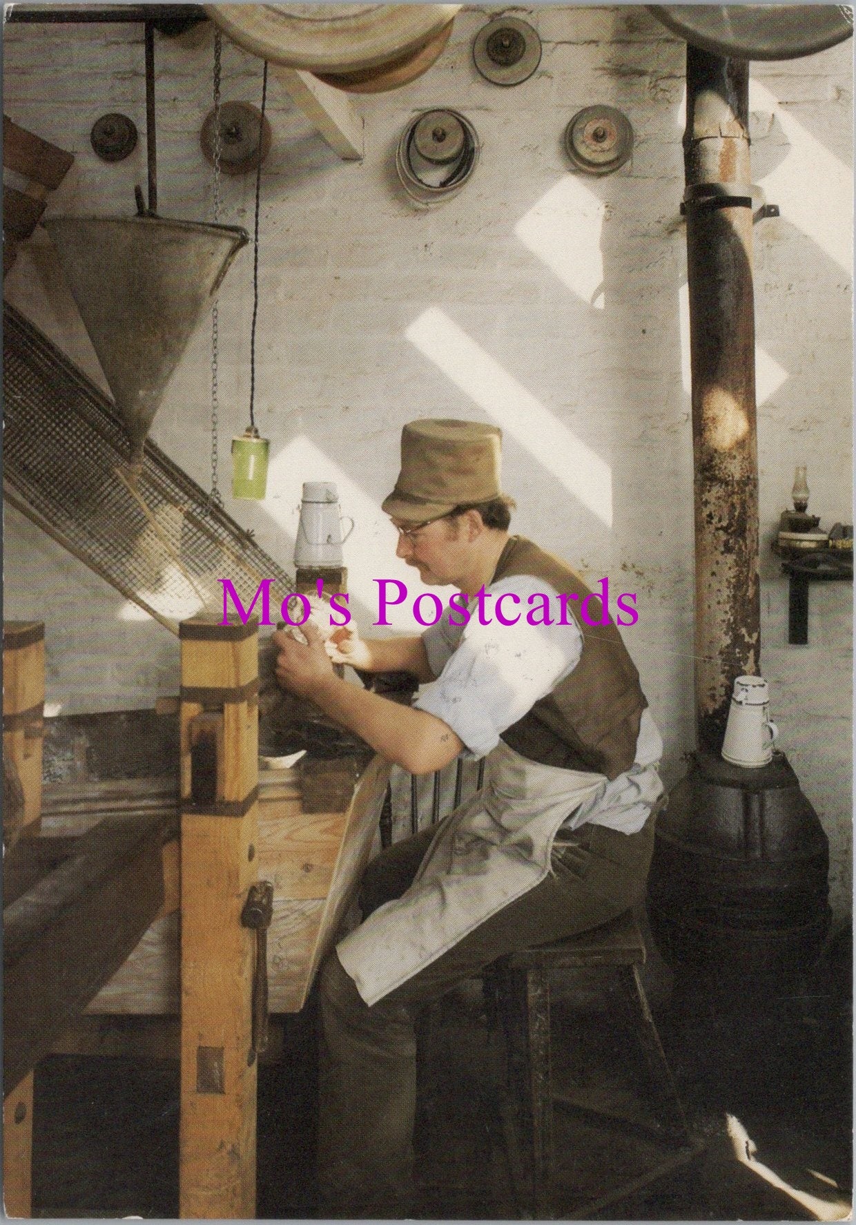 Occupations Postcard - Glass Cutter at The Black Country Museum SW15262