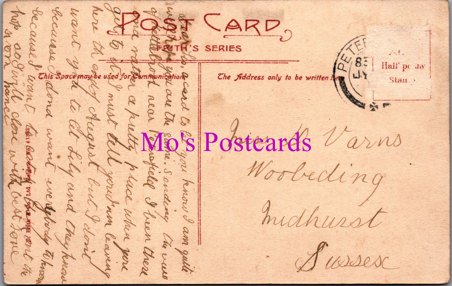 Hampshire Postcard - Kettlebrook, Nr Steep, Petersfield DZ180