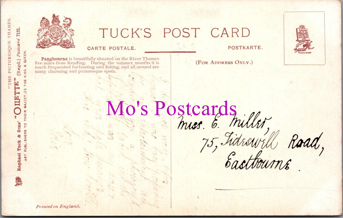 Berkshire Postcard - Pangbourne on Thames DZ205