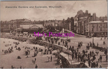 Load image into Gallery viewer, Dorset Postcard - Alexandra Gardens and Esplanade, Weymouth DZ211