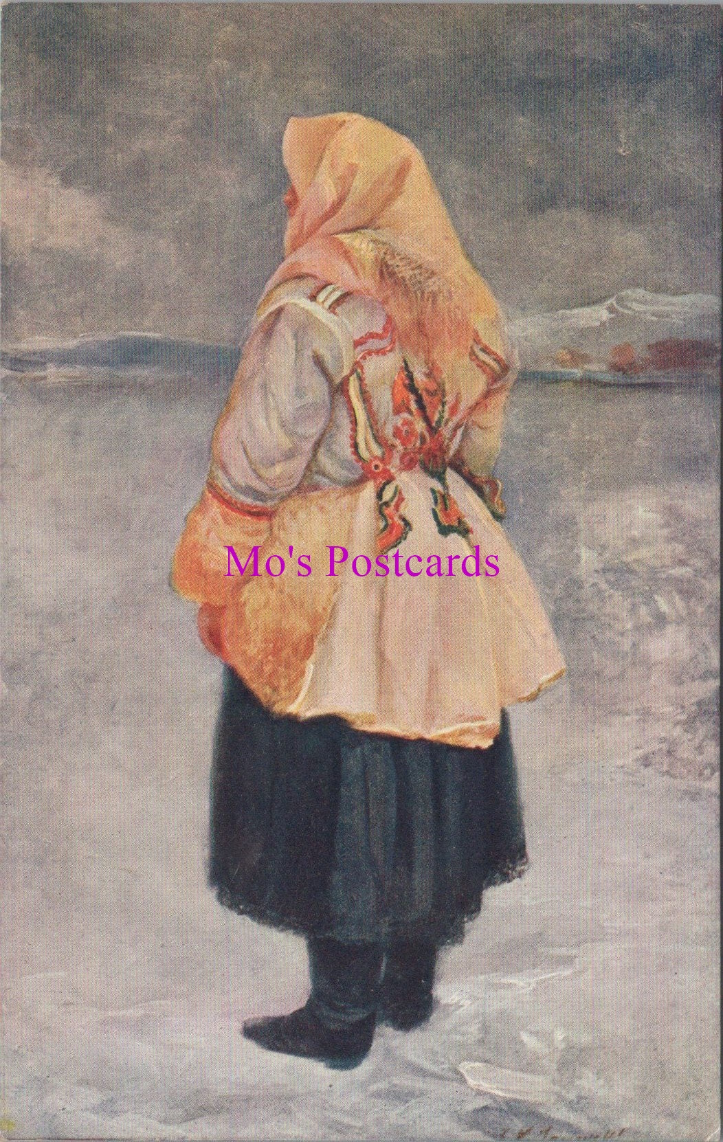 Slovakia Postcard - National Types of Costume DZ212