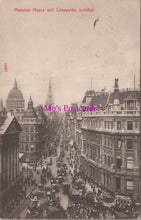 Load image into Gallery viewer, London Postcard - Mansion House and Cheapside SW16689