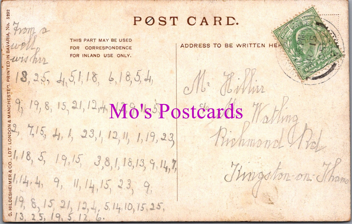 London Postcard - St Martins Le Grand SW16167