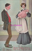 Load image into Gallery viewer, Comic Postcard - Birthday / Baby / Nanny / Servant SW14892