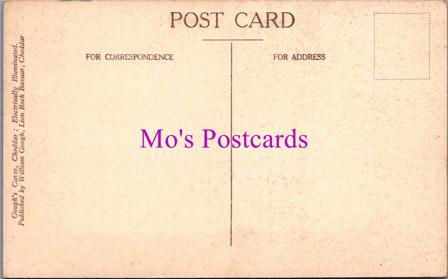 Somerset Postcard - Gough's Caves, Cheddar SW14926