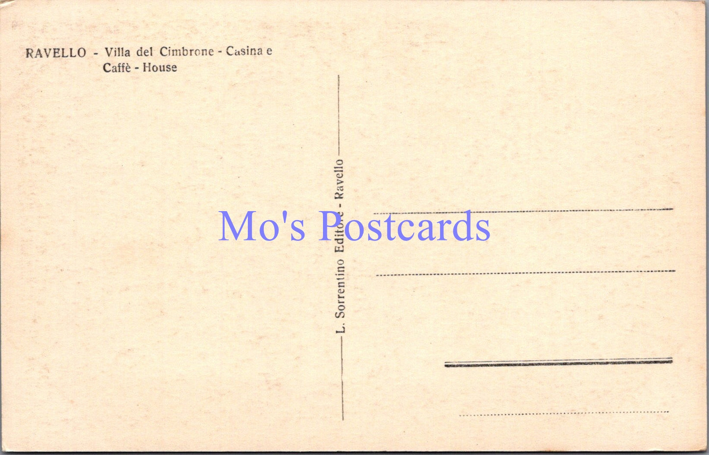 Italy Postcard - Ravello, Villa Del Cimbrone DZ70
