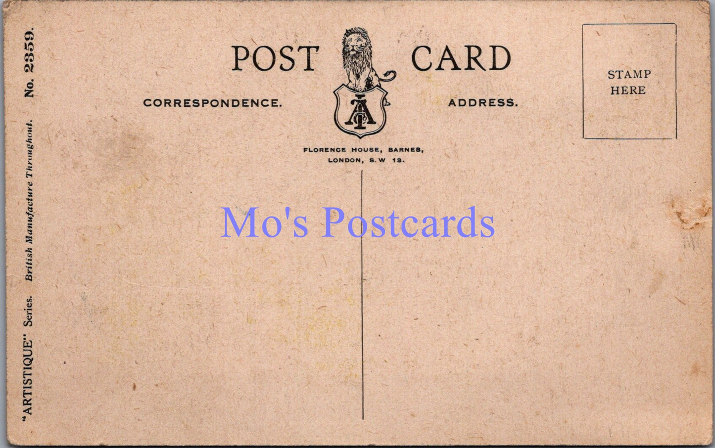 Animals Postcard - Working Horse, Artist Florence.E.Valter DZ106