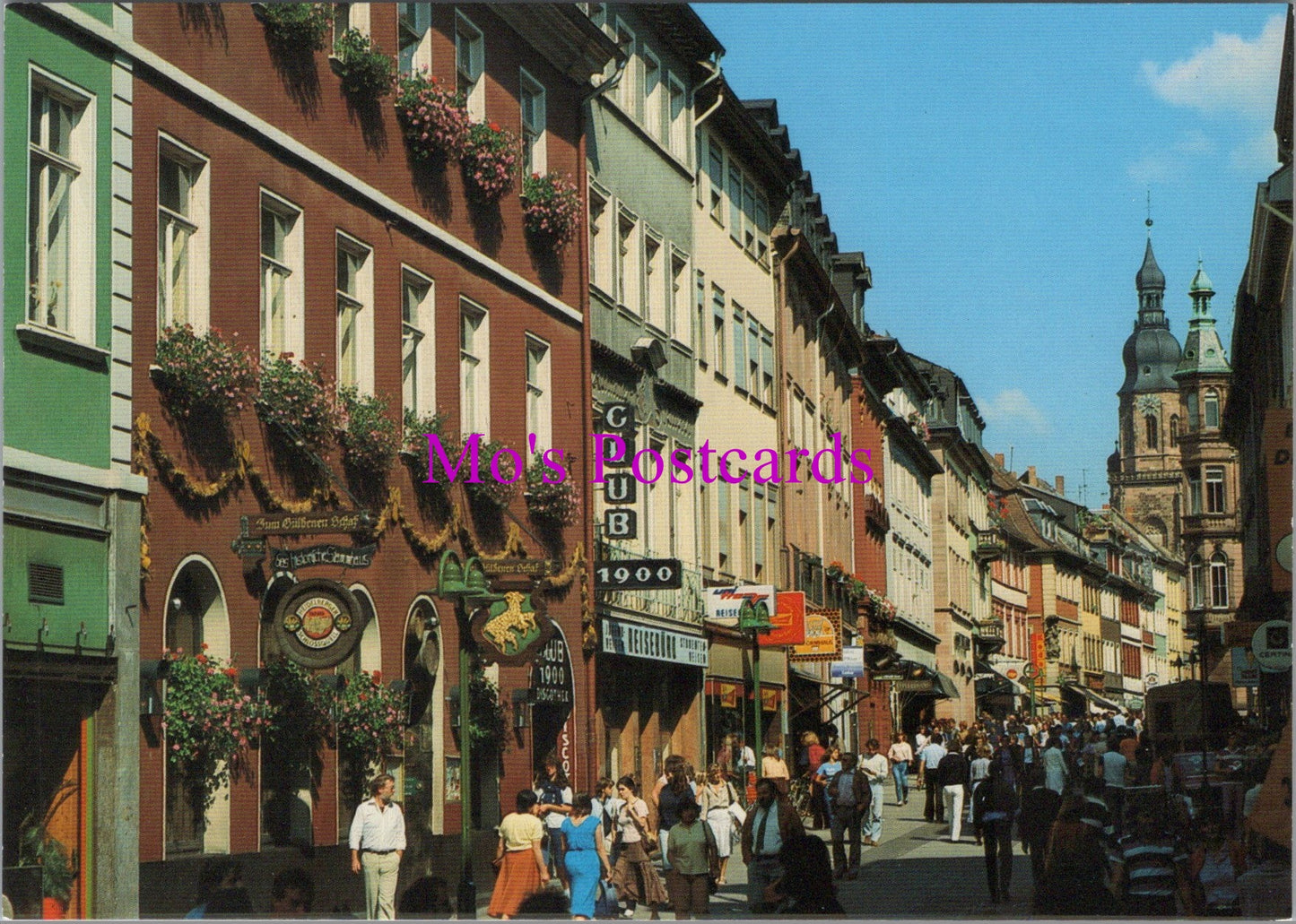 Germany Postcard - Heidelberg Pedestrian Precinct SW16395