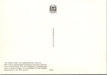 Load image into Gallery viewer, Hampshire Postcard - Winchester Castle, The Great Hall SW16587
