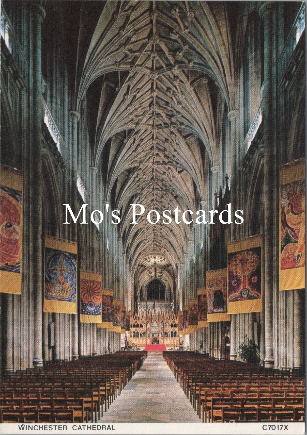 Hampshire Postcard - Winchester Cathedral Banners SW16616