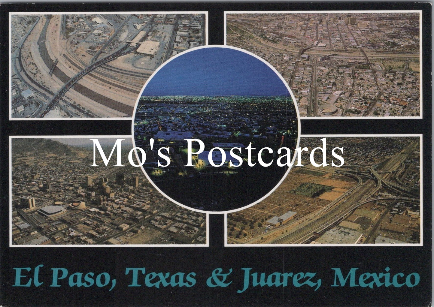 America Postcard - El Paso, Texas and Juarez, Mexico SW16637