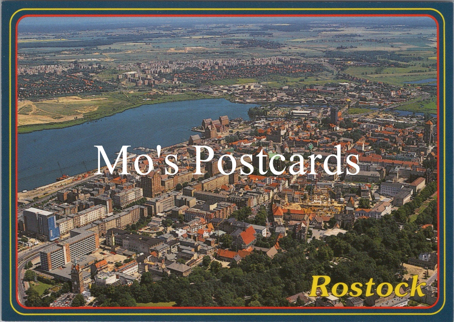 Germany Postcard - Aerial View of Rostock SW16713