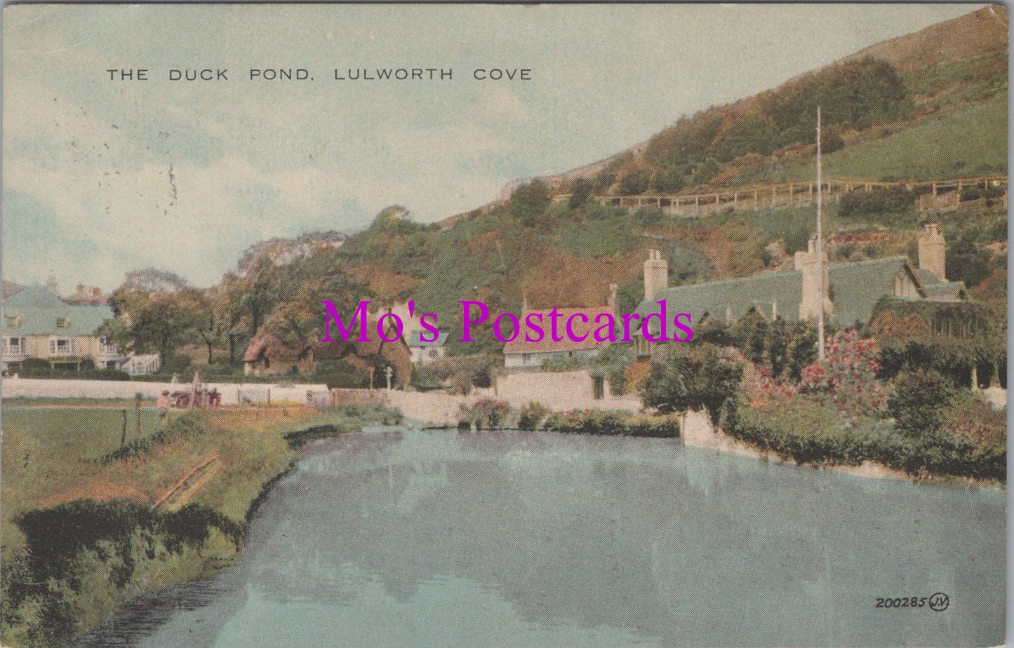 Dorset Postcard - The Duck Pond, Lulworth Cove SW15803