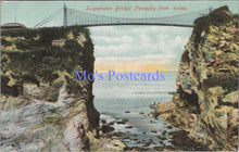 Load image into Gallery viewer, Cornwall Postcard - Suspension Bridge Newquay From Below SW13861