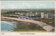 Load image into Gallery viewer, Cornwall Postcard - Falmouth Hotel and Beach DC1944