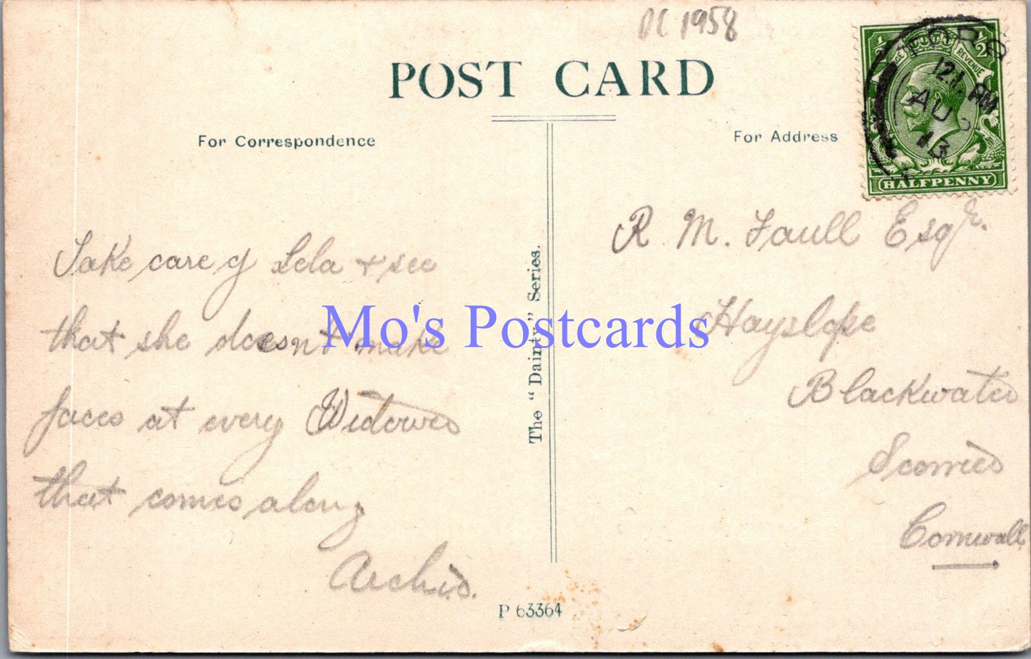 Devon Postcard - Torquay From Waldon Hill DC1958
