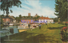 Load image into Gallery viewer, Cambridgeshire Postcard - The River Great Ouse at Ely DC1966