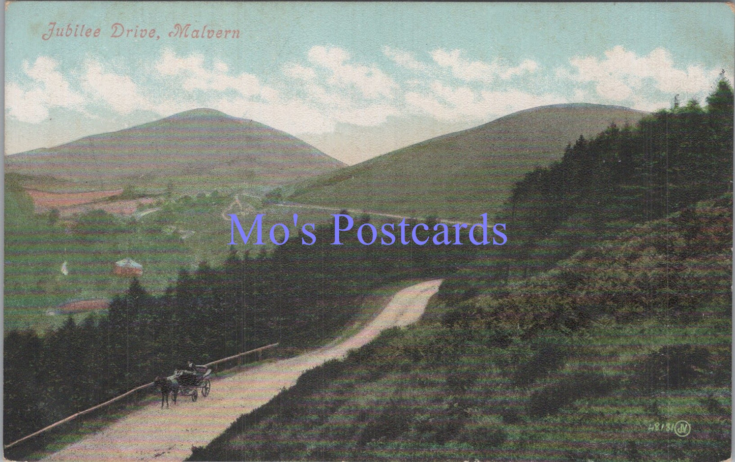 Worcestershire Postcard - Malvern, Jubilee Drive DC1908