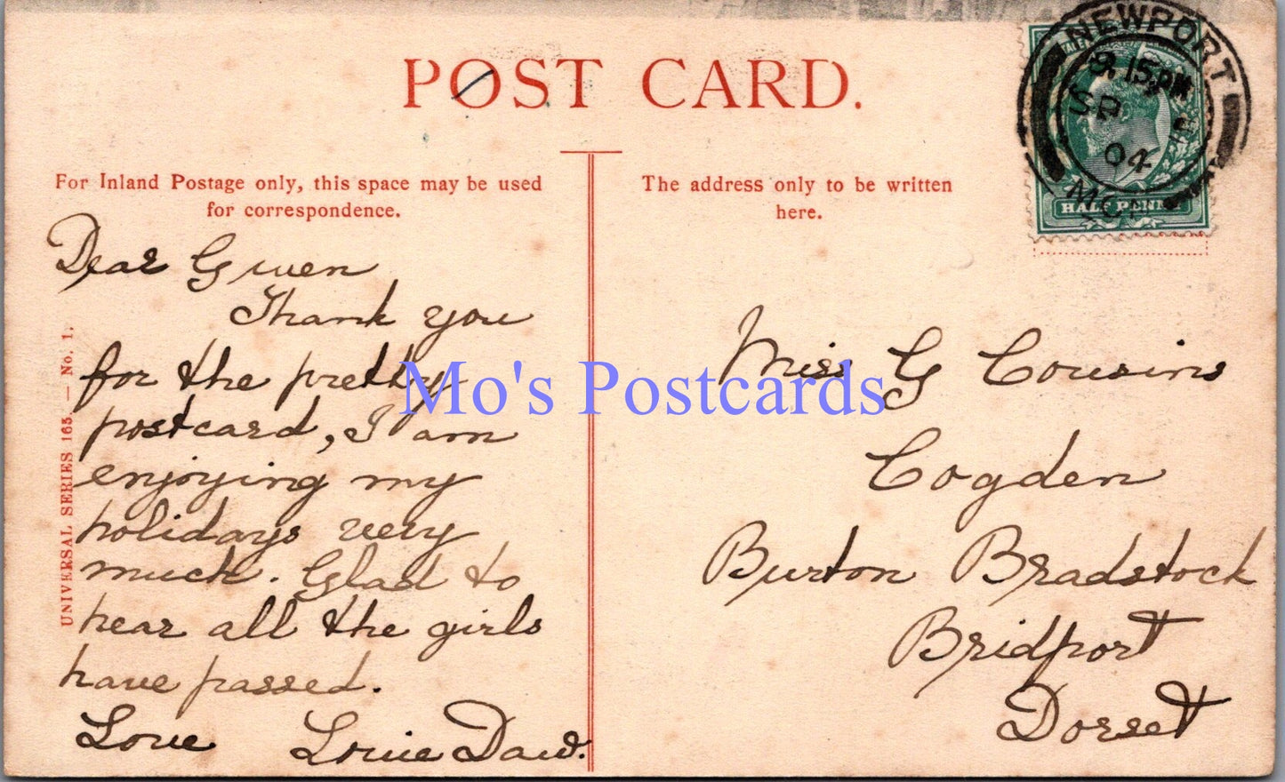Wales Postcard - Commercial Street, Newport SW14348