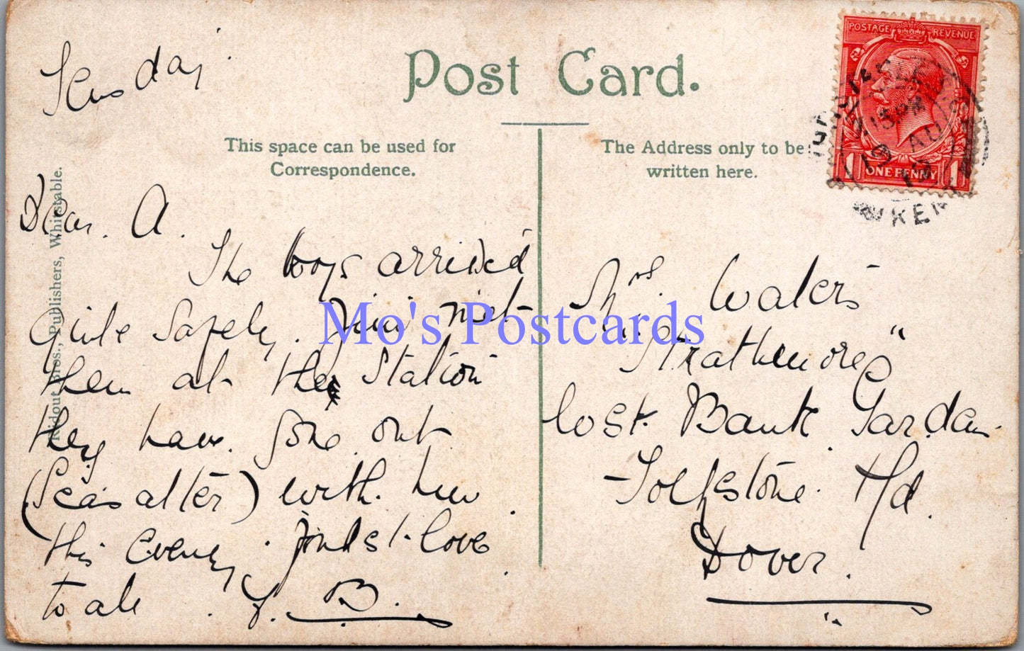 Kent Postcard - Whitstable Oyster Dredging Boats SW14351