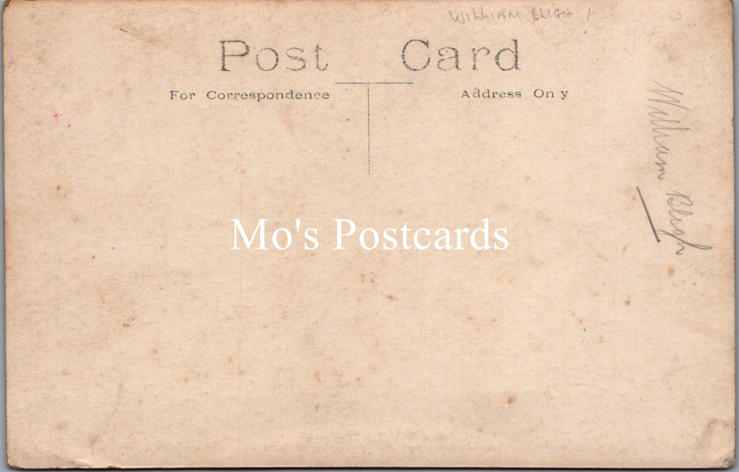Back of a vintage postcard
