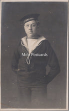 Load image into Gallery viewer, Naval Postcard - British Navy Sailor Signalman Budd SW20242