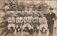 Load image into Gallery viewer, Naval Postcard - HMS Vanity Football Team SW20250