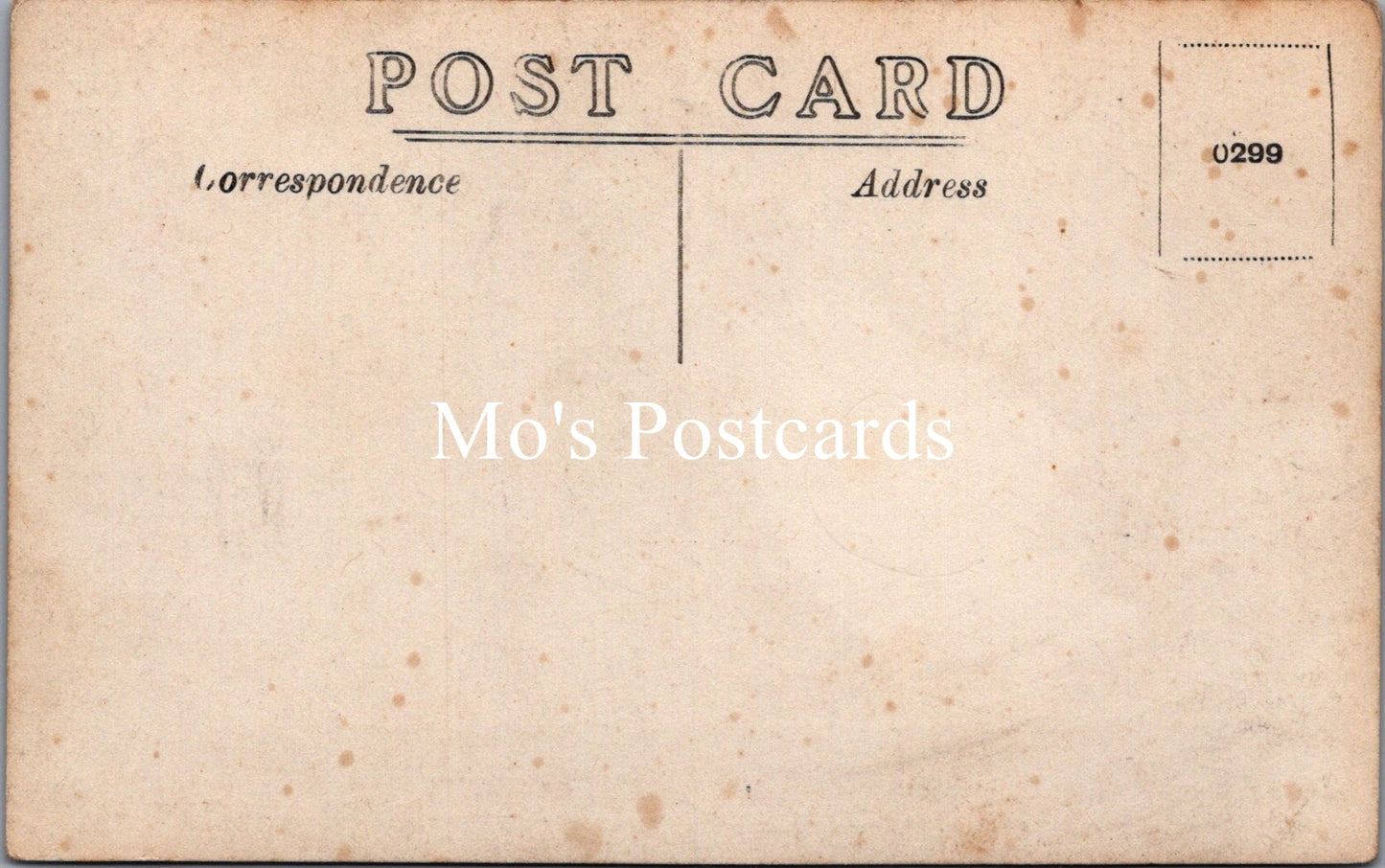 Vintage-style postcard on a beige background