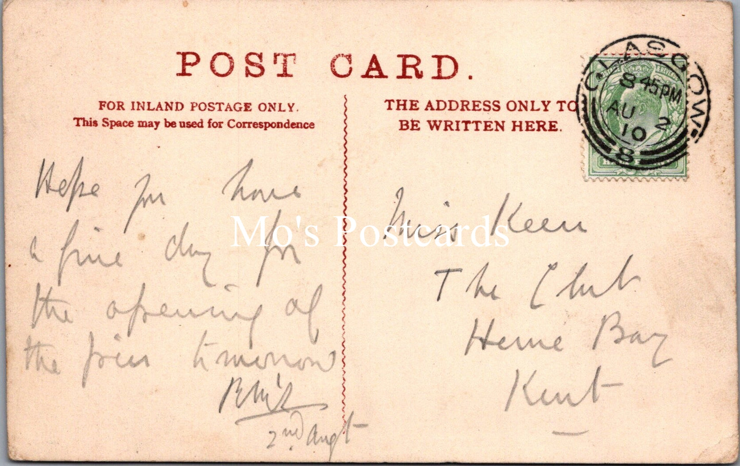 Shipping Postcard - Turbine S.S.King Edward on The Firth of Clyde SW16807